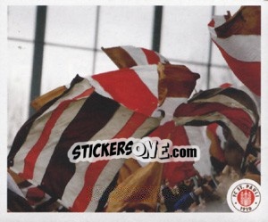 Cromo Choreographie Fans - St. Pauli 2010-2011 - Panini