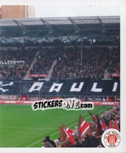 Sticker Tribüne (Puzzle) - St. Pauli 2010-2011 n. 187 - Panini