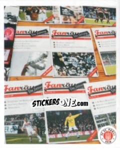 Sticker Fanräume Zeitung - St. Pauli 2010-2011 - Panini