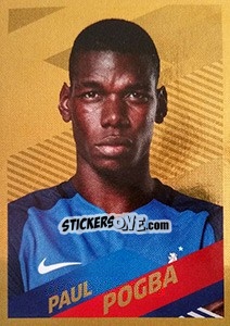 Sticker Paul Pogba Portrait - Team France 2018. Fiers d'être Bleus n. 37bis - Panini