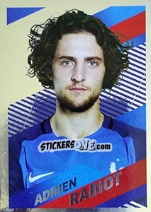 Sticker Adrien Rabiot Portrait - Team France 2018. Fiers d'être Bleus n. 38 - Panini