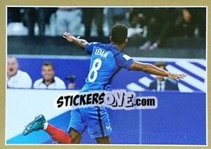 Sticker Thomas Lemar en action - Team France 2018. Fiers d'être Bleus n. 41 - Panini