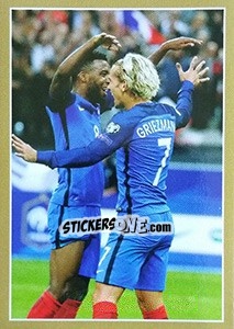 Sticker Thomas Lemar en action - Team France 2018. Fiers d'être Bleus - Panini