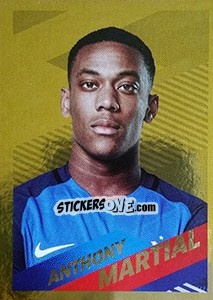 Sticker Anthony Martial Portrait - Team France 2018. Fiers d'être Bleus n. 46bis - Panini