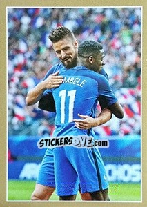 Sticker Ousmane Dembélé en action - Team France 2018. Fiers d'être Bleus - Panini