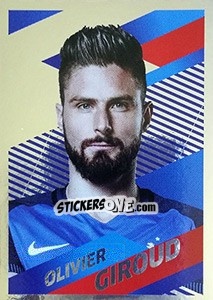 Sticker Olivier Giroud Portrait - Team France 2018. Fiers d'être Bleus n. 51 - Panini