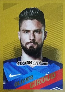 Sticker Olivier Giroud Portrait - Team France 2018. Fiers d'être Bleus n. 51bis - Panini