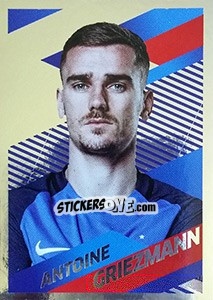 Sticker Antoine Griezmann Portrait - Team France 2018. Fiers d'être Bleus n. 56 - Panini