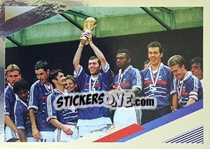 Sticker Célébration WC 1998 - Team France 2018. Fiers d'être Bleus - Panini