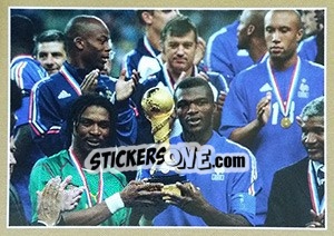 Sticker Célébration Confédération 2003 - Team France 2018. Fiers d'être Bleus n. 84 - Panini