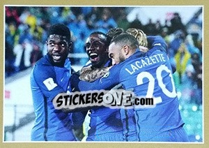Sticker Congratulations - Team France 2018. Fiers d'être Bleus n. 92 - Panini