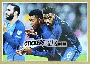 Sticker Congratulations - Team France 2018. Fiers d'être Bleus n. 94 - Panini