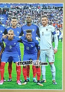 Cromo Equipe France 2018 - Partie B - Team France 2018. Fiers d'être Bleus - Panini