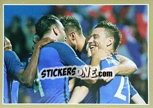 Sticker Laurent Koscielny en action - Team France 2018. Fiers d'être Bleus n. 14 - Panini