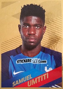 Sticker Samuel Umtiti Portrait - Team France 2018. Fiers d'être Bleus n. 22bis - Panini