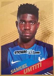 Figurina Samuel Umtiti Portrait - Team France 2018. Fiers d'être Bleus - Panini