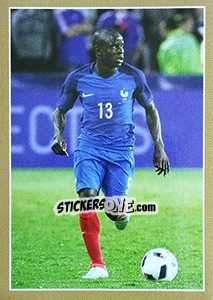 Sticker N'Golo Kanté en action - Team France 2018. Fiers d'être Bleus n. 32 - Panini