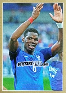 Sticker Paul Pogba en action - Team France 2018. Fiers d'être Bleus n. 35 - Panini