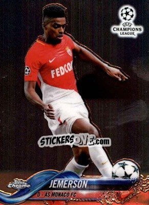 Sticker Jemerson - UEFA Champions League Chrome 2017-2018 n. 18 - Topps