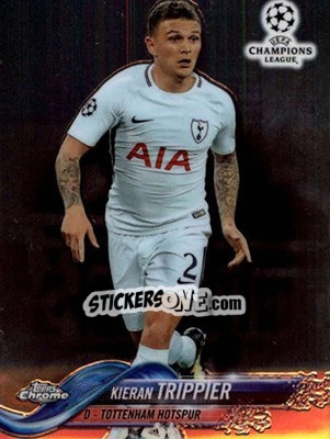 Sticker Kieran Trippier - UEFA Champions League Chrome 2017-2018 n. 20 - Topps
