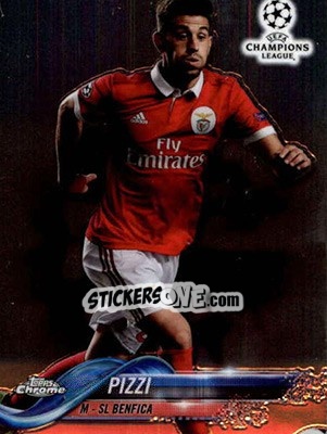 Sticker Pizzi - UEFA Champions League Chrome 2017-2018 n. 22 - Topps
