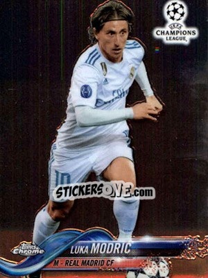 Sticker Luka Modric - UEFA Champions League Chrome 2017-2018 - Topps