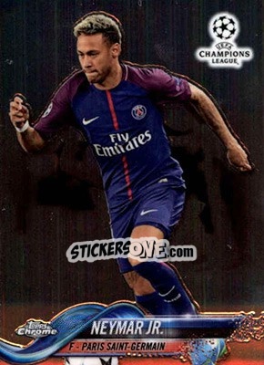 Sticker Neymar Jr. - UEFA Champions League Chrome 2017-2018 n. 50 - Topps
