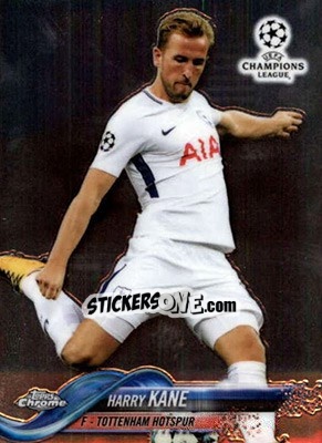 Sticker Harry Kane - UEFA Champions League Chrome 2017-2018 n. 52 - Topps