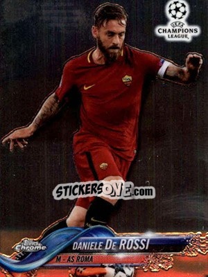Sticker Daniele De Rossi - UEFA Champions League Chrome 2017-2018 n. 63 - Topps