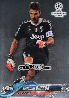 Sticker Gianluigi Buffon - UEFA Champions League Chrome 2017-2018 n. 74 - Topps