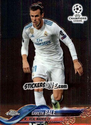 Sticker Gareth Bale - UEFA Champions League Chrome 2017-2018 n. 75 - Topps