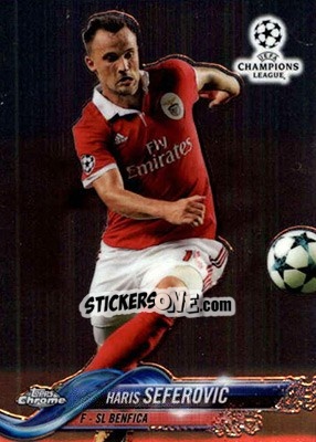 Sticker Haris Seferovic - UEFA Champions League Chrome 2017-2018 n. 80 - Topps