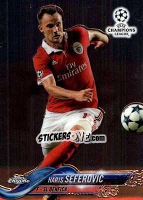 Sticker Haris Seferovic - UEFA Champions League Chrome 2017-2018 - Topps