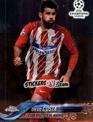 Sticker Diego Costa - UEFA Champions League Chrome 2017-2018 n. 81 - Topps