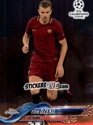 Sticker Edin Džeko - UEFA Champions League Chrome 2017-2018 n. 86 - Topps
