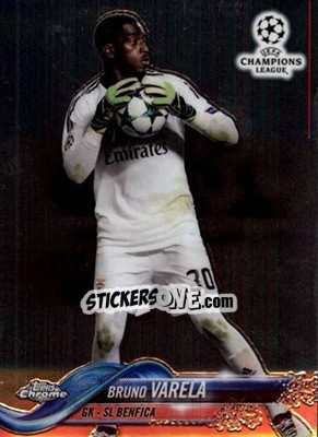 Cromo Bruno Varela - UEFA Champions League Chrome 2017-2018 n. 91 - Topps