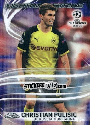 Sticker Christian Pulisic - UEFA Champions League Chrome 2017-2018 n. LS-CP - Topps