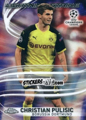 Figurina Christian Pulisic - UEFA Champions League Chrome 2017-2018 - Topps