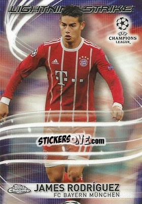 Sticker James Rodríguez - UEFA Champions League Chrome 2017-2018 n. LS-JR - Topps