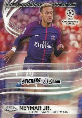 Sticker Neymar Jr. - UEFA Champions League Chrome 2017-2018 n. LS-N - Topps