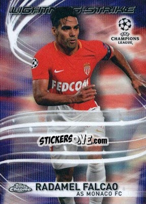 Sticker Radamel Falcao - UEFA Champions League Chrome 2017-2018 n. LS-RF - Topps