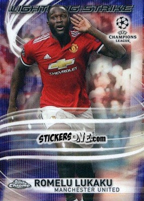 Sticker Romelu Lukaku - UEFA Champions League Chrome 2017-2018 n. LS-RL - Topps