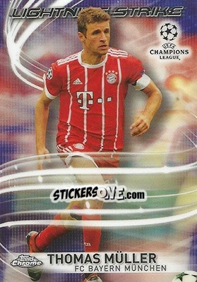 Sticker Thomas Müller - UEFA Champions League Chrome 2017-2018 - Topps