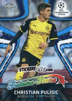 Sticker Christian Pulisic - UEFA Champions League Chrome 2017-2018 n. FS-CP - Topps