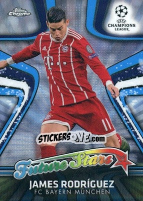 Sticker James Rodríguez - UEFA Champions League Chrome 2017-2018 n. FS-JR - Topps