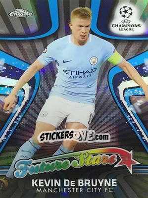 Sticker Kevin De Bruyne - UEFA Champions League Chrome 2017-2018 n. FS-KDB - Topps