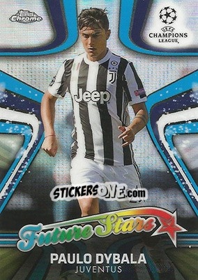 Sticker Paulo Dybala - UEFA Champions League Chrome 2017-2018 - Topps