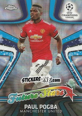 Sticker Paul Pogba - UEFA Champions League Chrome 2017-2018 n. FS-PP - Topps