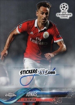Cromo Jonas - UEFA Champions League Chrome 2017-2018 n. 15AP - Topps