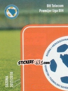 Sticker Premijer liga (puzle 1/4) - Premijer Liga Bosne i Hercegovine 2017-2018 n. 1 - Skymedia